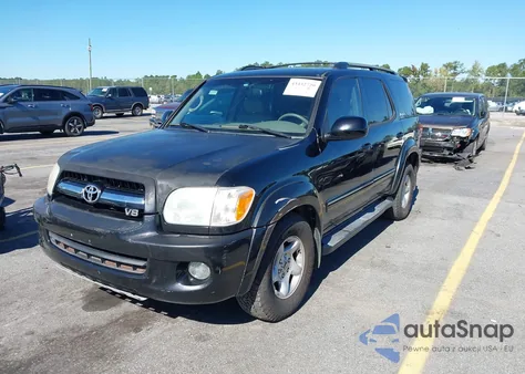 2005 Toyota Sequoia Limited V8 z USA, uszkodzony, nr VIN 5TDBT48A25S235010